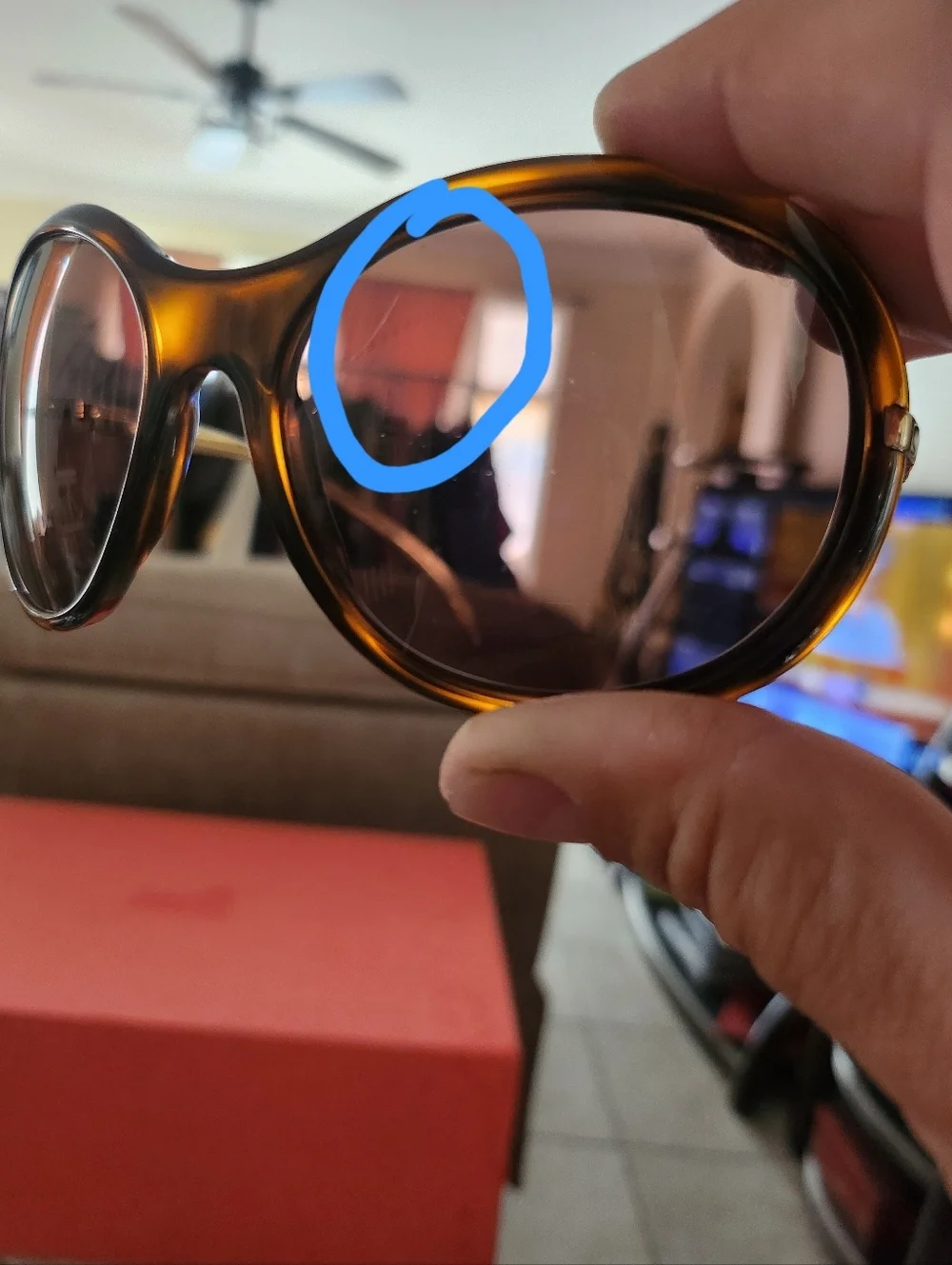 Chanel sunglasses with case